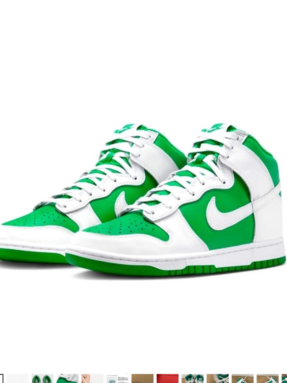 Nike Dunk Hi Retro Bettys in Stadium Green